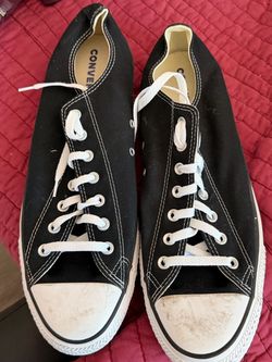 Black converse chuck taylors size 14 $40 obo