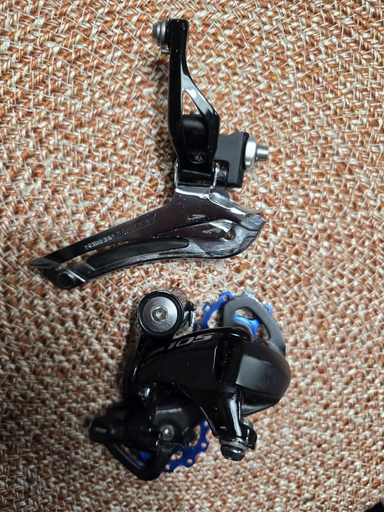 Shimano 105 Front And Rear Derailleur