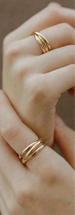 10K Solid Gold Stacking Ring, Thin Gold Band, Minimalist Gold Ring Willing to trade