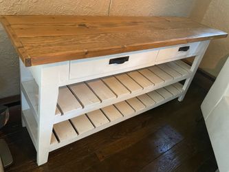 Wooden Console Table 60 w 30.5 H