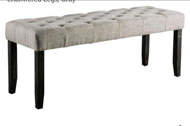 Gray bench like new