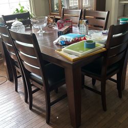 Dining Room Table With  6 Chairs 