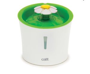 Flower Cat Water Filter Fountain