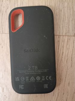 2 terabyte San disk extreme external storage $ 350 obo .
