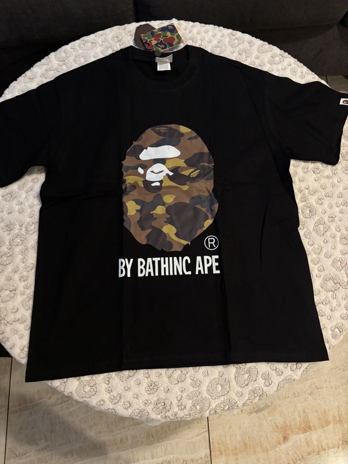 Camo Bape Shirt Size L