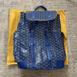 Goyard Backpack - Blue 