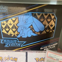 Crown Zenith Elite Trainer Box Plus PC ETB Pokemon TCG 