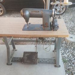 Industrial Singer Sewing Machine 