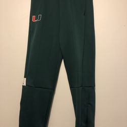 Adidas Miami Hurricanes Gamemode Pants Joggers Green Men's Size XL NEW $75