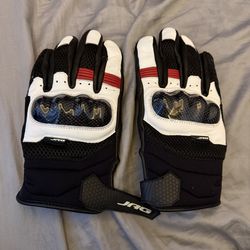 Leather goat motorcycle gloves