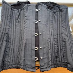 New Black Corset for waist training Sz 24