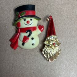 Vintage Christmas Pins