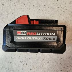 Milwaukee M18 XC6.0 High Output batteries