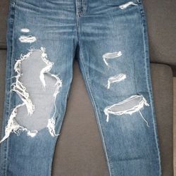 AMERICAN RAGLE HELLA DISTRESSED JEANS 18