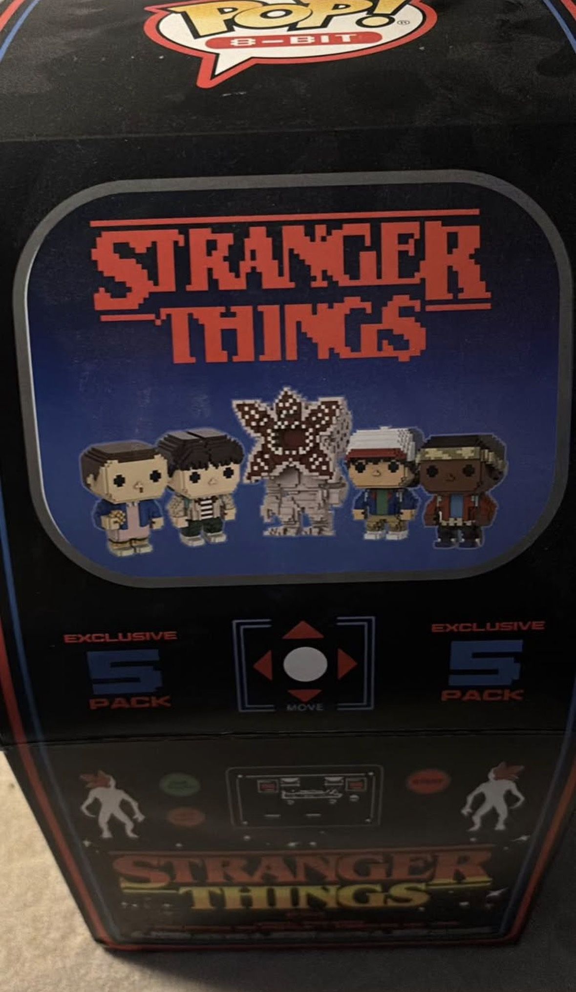 Funko Pop! Stranger Things 8-Bit Arcade 5 Pack Target Exclusive Set Figures