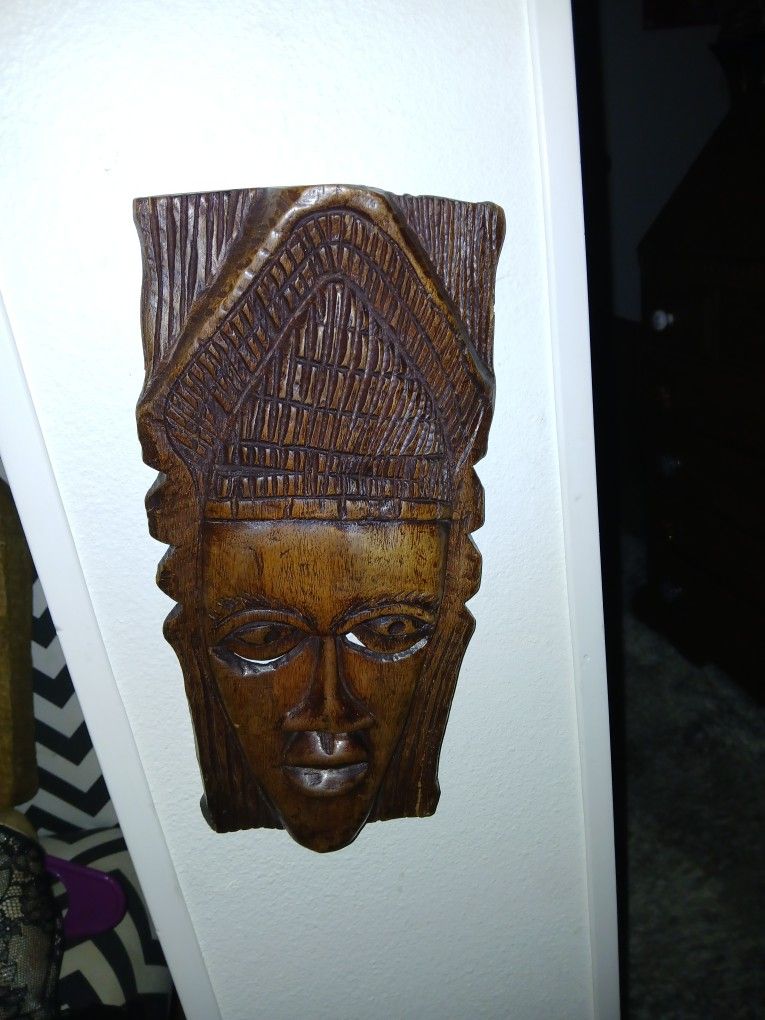 Hand Carved Tribal Mask