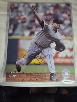 Priced for a fast sale! Authentic hand-signed Roger Clemens Houston Astros 8x10 action pitching photo. Signed in bold blue ink.Has the official MLB ho