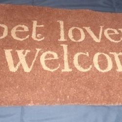Brand New Entryways 28" By 17" Thick Non-slip Pets Welcome Mats