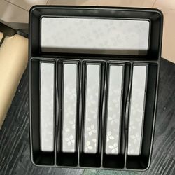 Silverware Holder Drawer Storage Organizer Placement 5 And A 6th Wider Opening