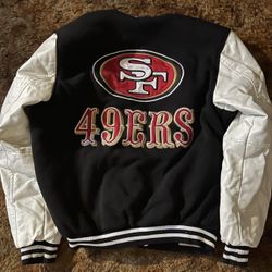 Reversable 49ers Varsity Jacket
