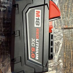 Milwaukee 18v Xc5.0.  4 avAilable $60Each 
