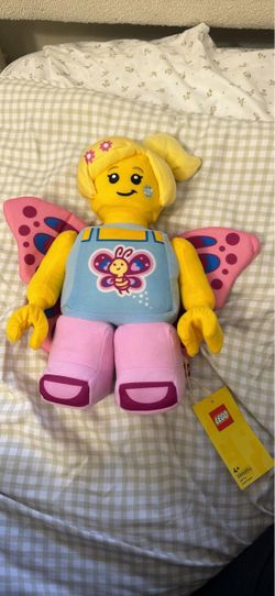 LEGO Butterfly Girl Plush Toy