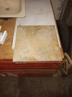 Gold 18"×18" Floor And Wall Tile