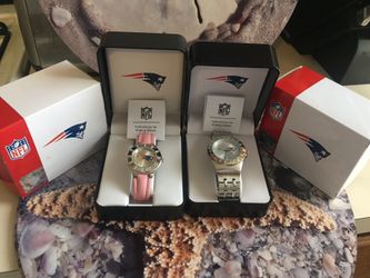 N.E. PATRIOTS NEW GIFT “His & Her” WATCH SET
