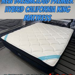 NEW DREAMCLOUD PREMIER HYBRID CALIFORNIA KING MATTRESS 
