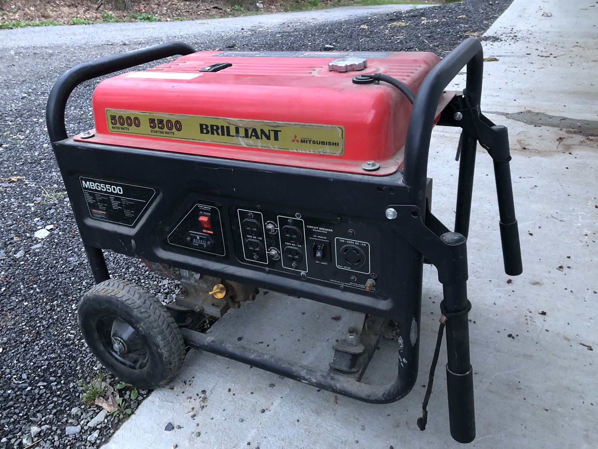 Mitsubishi Brilliant 5000w Generator