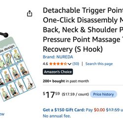 Detachable Trigger Point Massage Cane