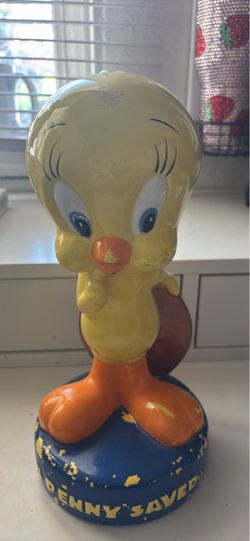 Tweety Bird Coin Bank Looney Tunes