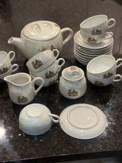 Tea set for 9 full place settings