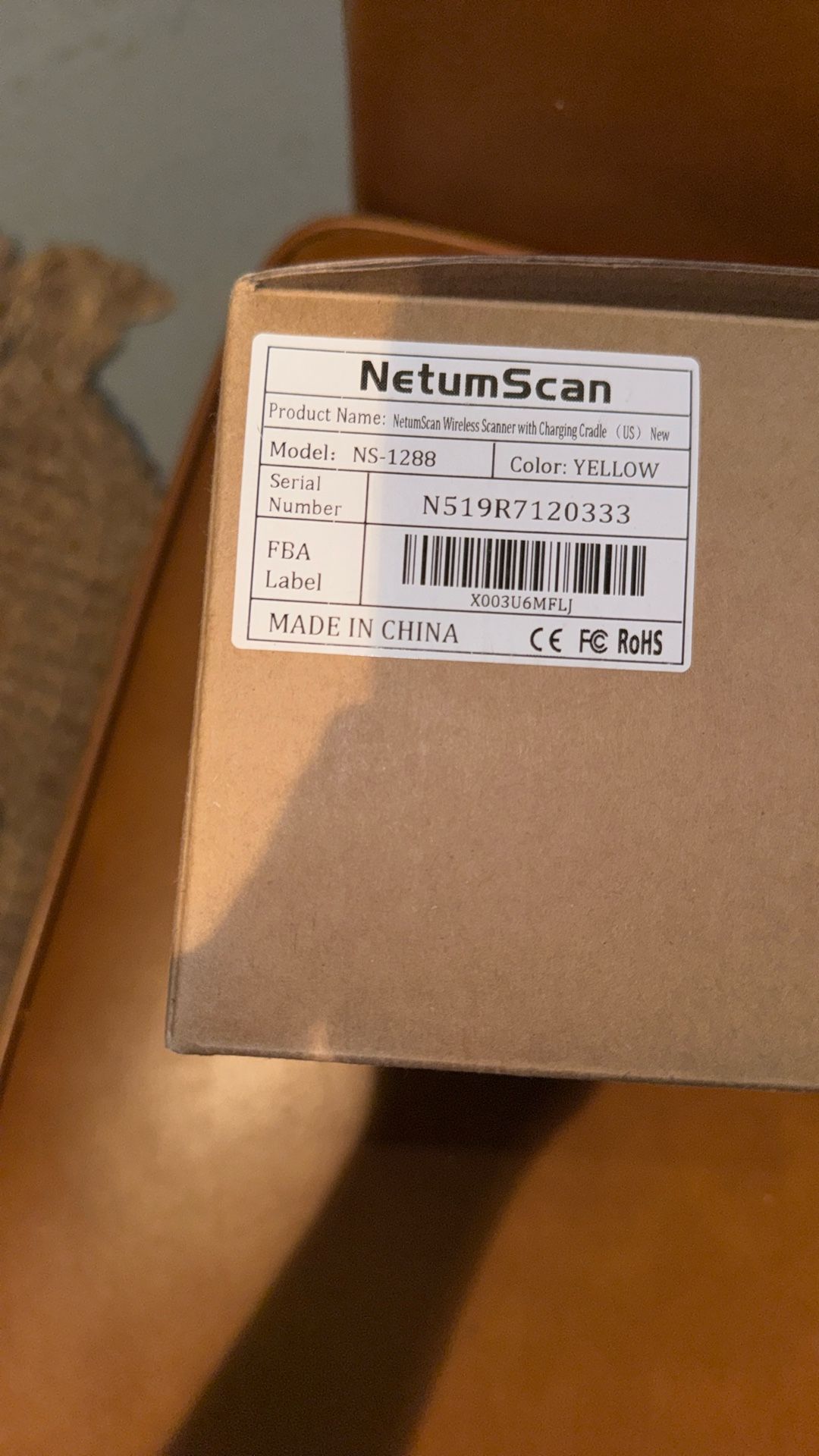 NetumScan Wireless Scanner And Charging Cradle