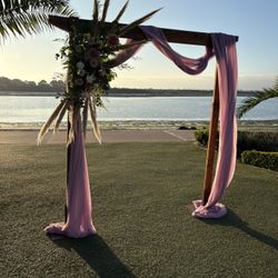 Beautiful Dusty Pink/Mauve Event Drape