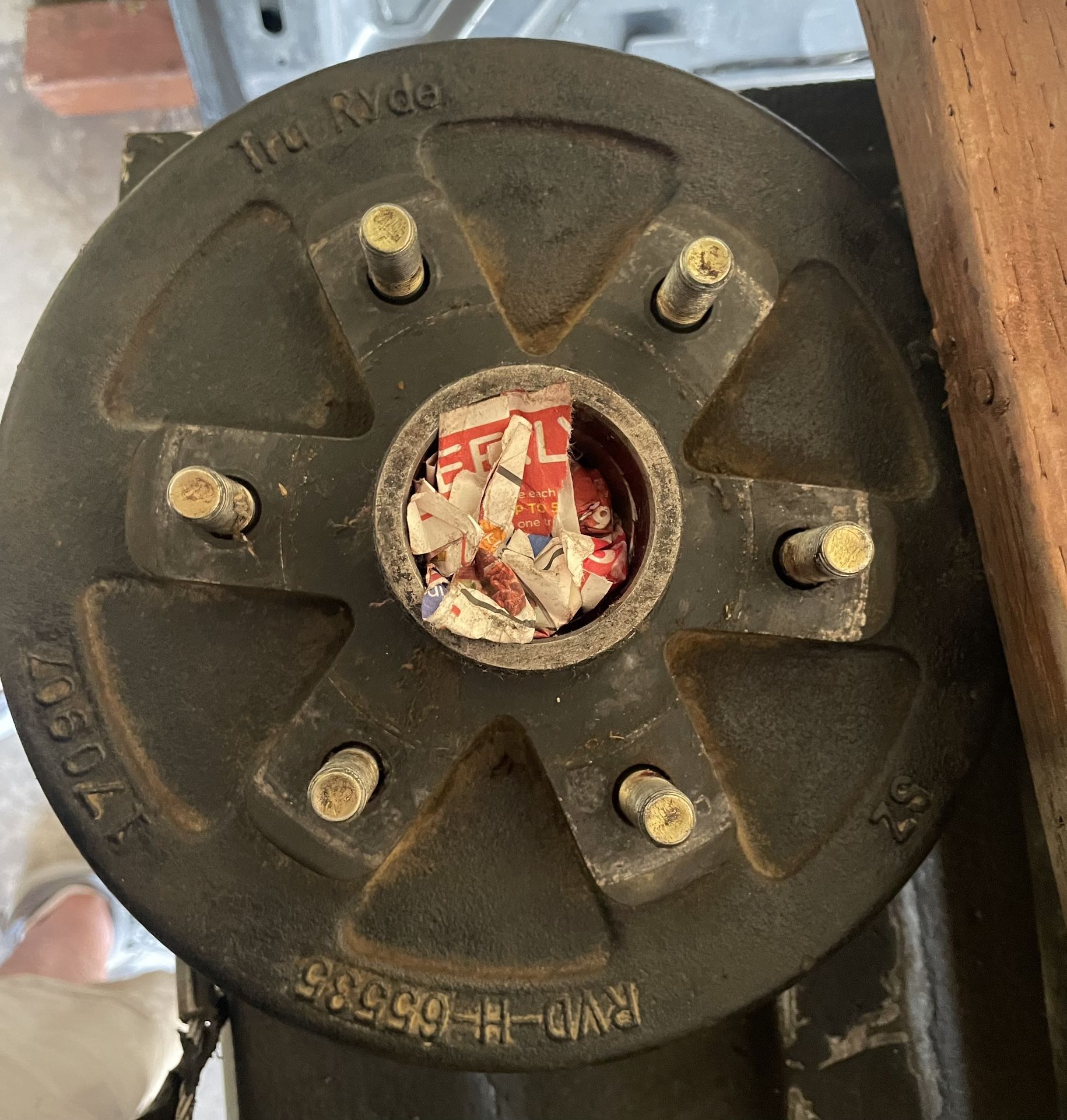 (4) Trailer 6 Lug Drums With Inner Bearings And Seal $250 Obo