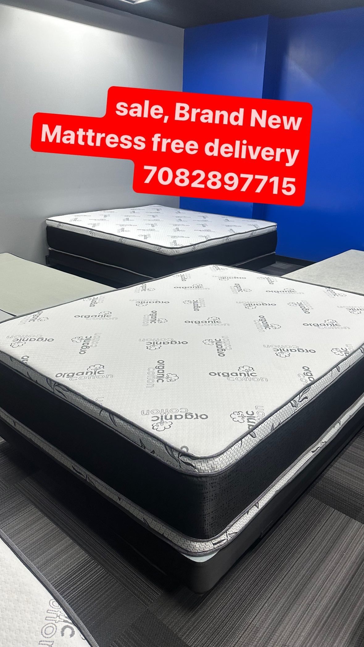 Huge sale for Mattress And Box Twin size mattress and box 150.$ full 190$ Queen 200$ king 290$. Mattress And Box and frame and headboard. King 580$ Qu