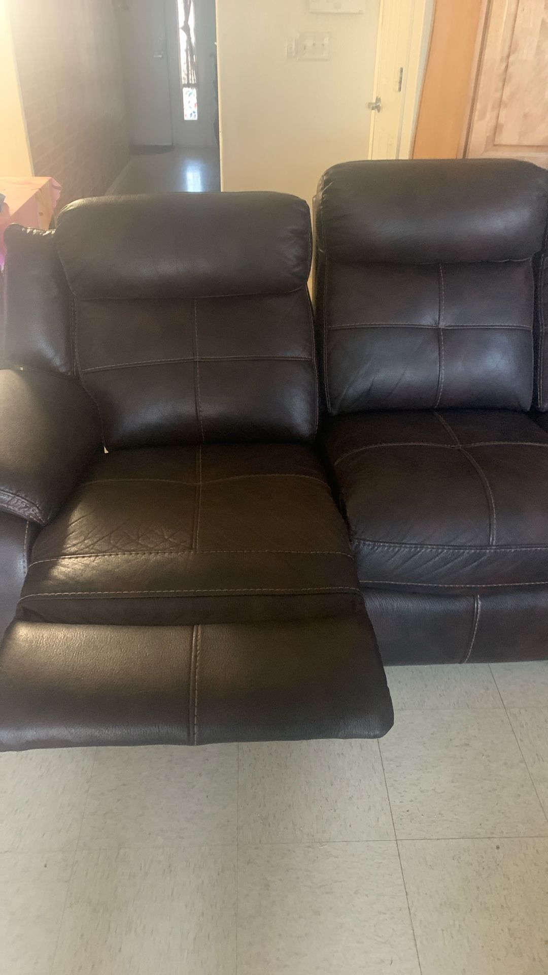 Dark Chocolate Sofa Leather
