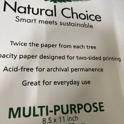 11.5. X.  8 White Copy Paper 