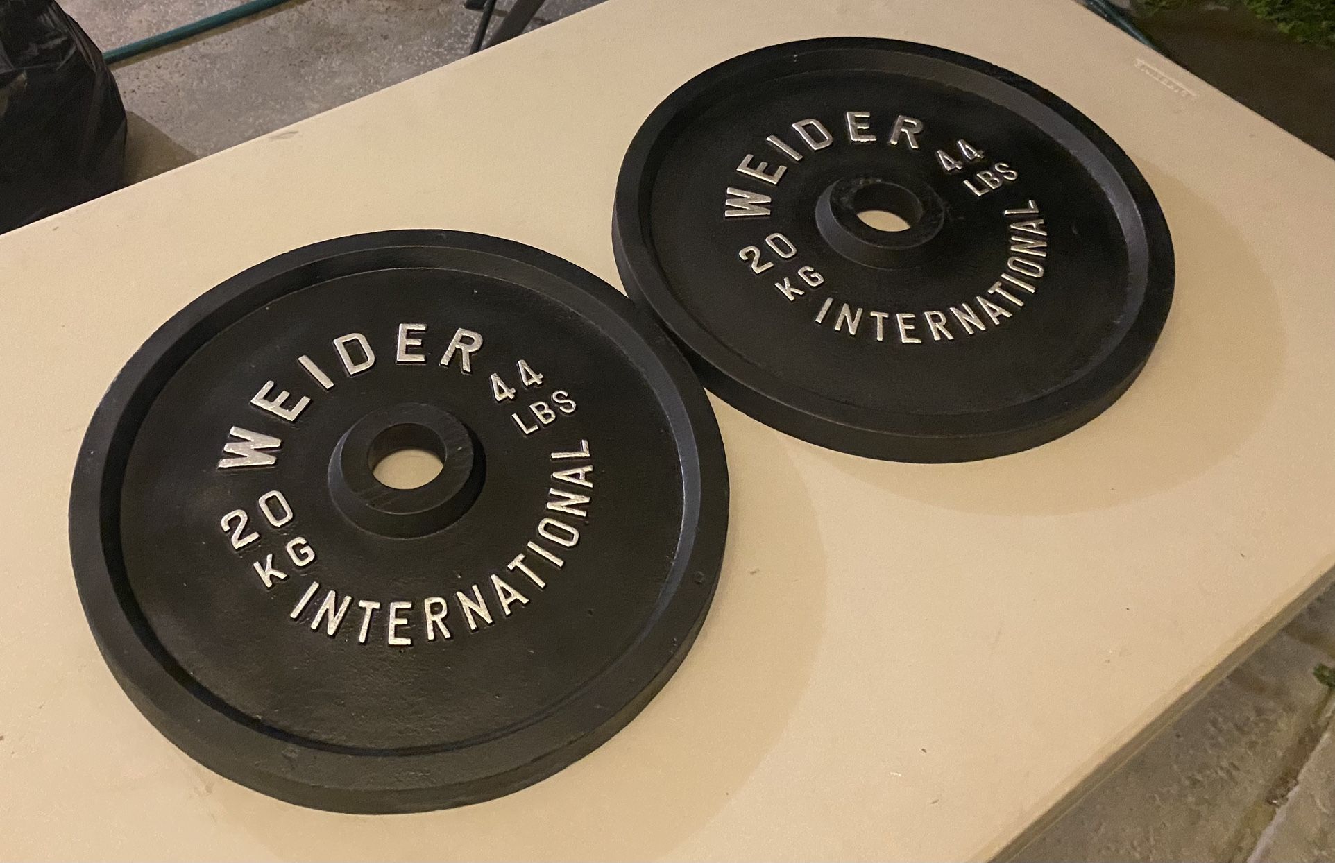44 Lb Olympic weight Plate Set