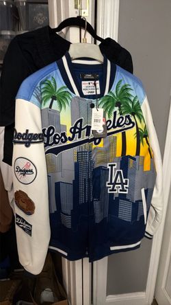 Dodgers leather man jacket