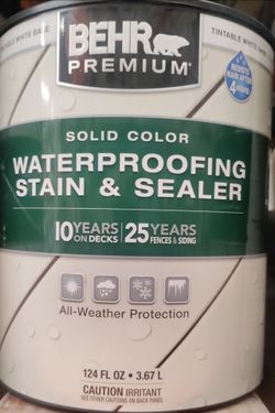 Behr Solid Waterproofing Stain