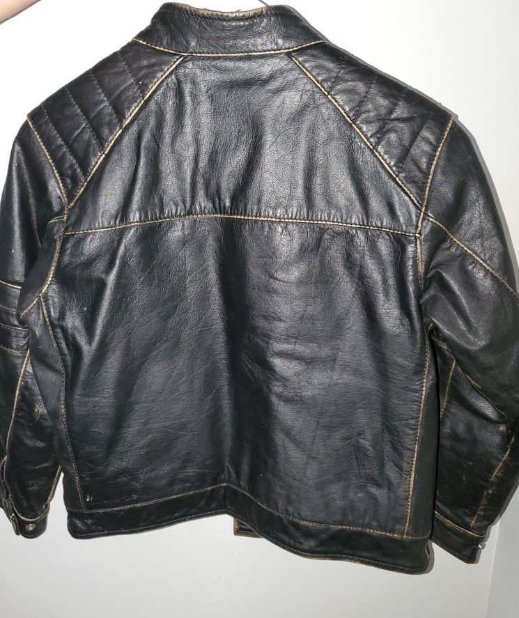 Gap kids leather jacket size 10/M L $100