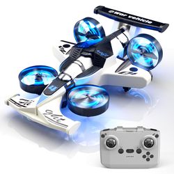 Brand New Remote Control Airplane Car Toys for Kids Ages 4-6-8-10-12, 2-In-1