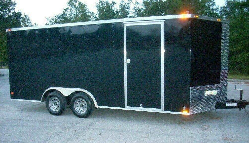 ENCLOSED VNOSE TRAILERS ALL SIZES AND COLORS 20 FT 24FT 32FT IN STOCK FREE DELIVERY