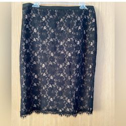 BCBMAXAZARIA “Bess”Lace Pencil Skirt Size-Large