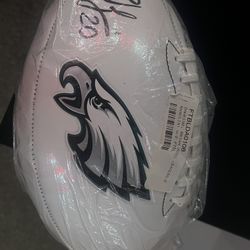 Brian Dawkins Sign Football