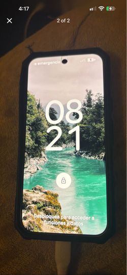 Google phone in Black Protective Case