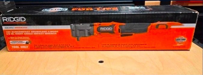 Ridgid Right Angle Impact Wrench 3/8, 18v