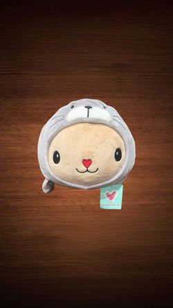 KAISIYANG GRAY SEAL PUP KITTY STUFFED ANIMAL 12” plush toy.